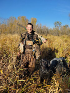 Warden Zack and dog