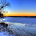 Iced over Lake