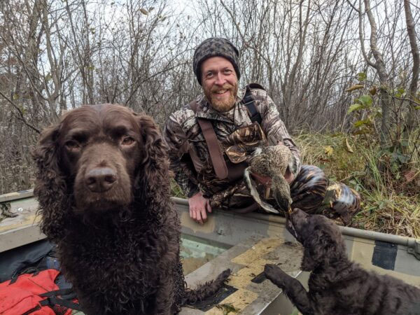 Tim and pup