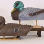 Airduk hen & drake mallard fibermache decoys