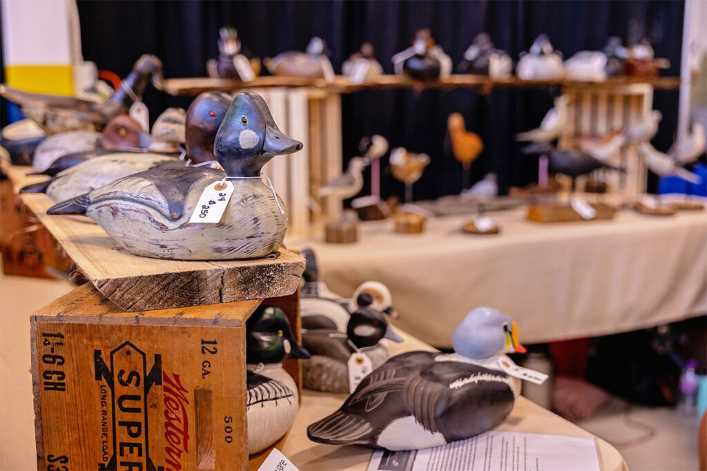 Bruce Urben Decoy booth