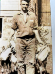 A 1930 photo of carver George Windross, Jr. Photo courtesy of Wisconsin Hunting and Fishing Collectibles magazine