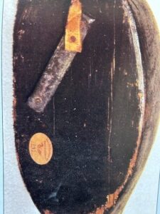 The bottom of on of George, Jr’s black ducks. Photo courtesy of Wisconsin Hunting and Fishing Collectibles magazine