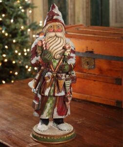 Pam Schifferl Santa carving