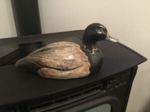 Bluebill Drake carved by Thyrion